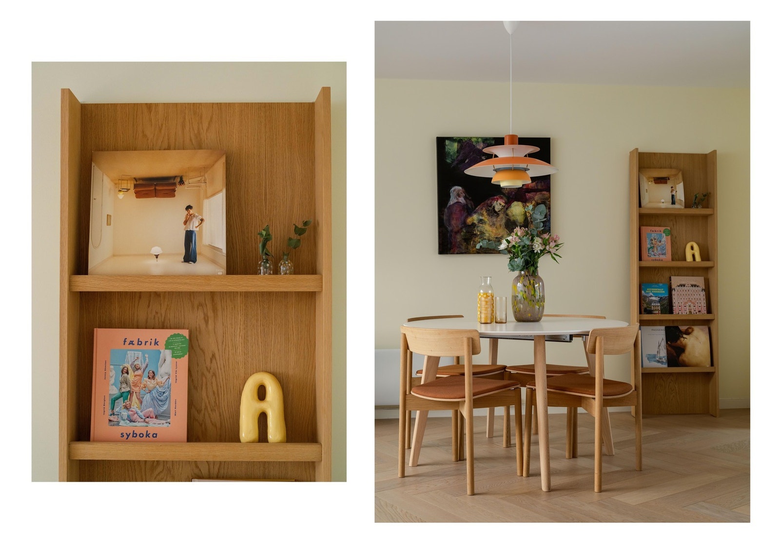 Det er rikelig med plass til større spisegruppe, sofakrok, skjenk og studiobenk. Galleribilde