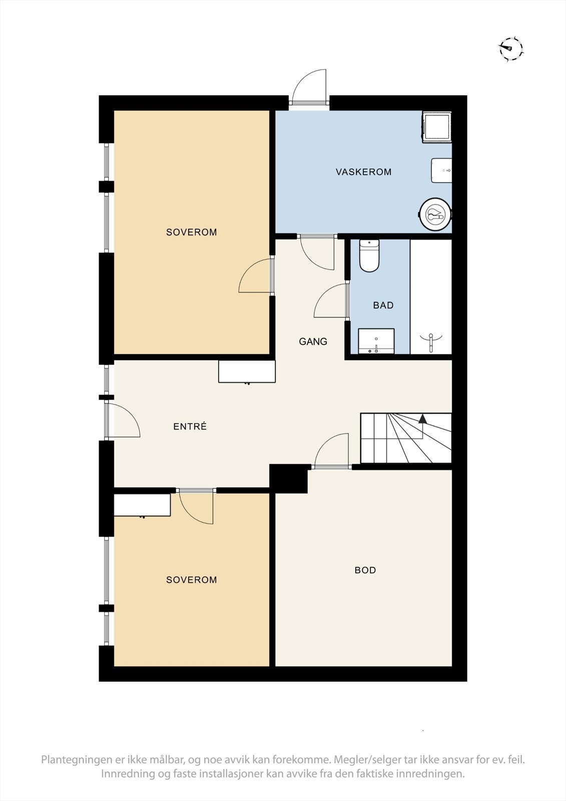 Plantegning underetasje. Galleribilde