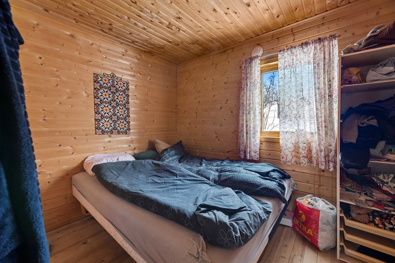 Hytten har tre soverom. Galleribilde