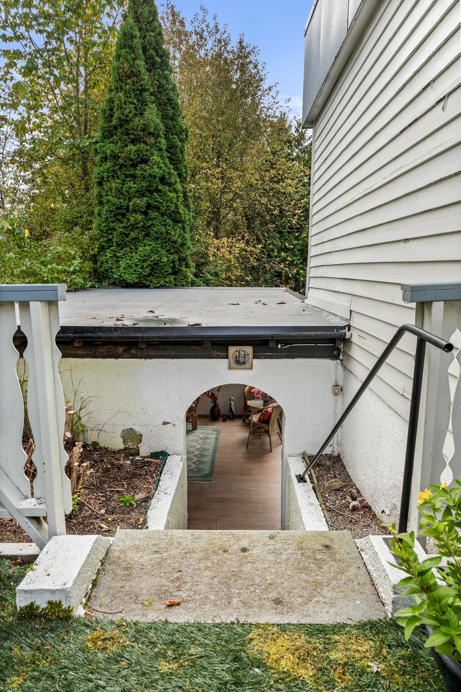 Trapp opp fra pergola Galleribilde