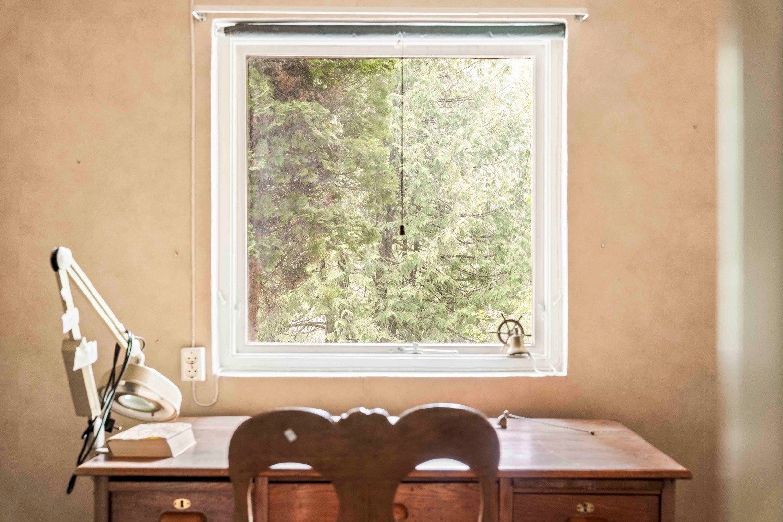 Utsikt over grøntarealer og tomten Galleribilde