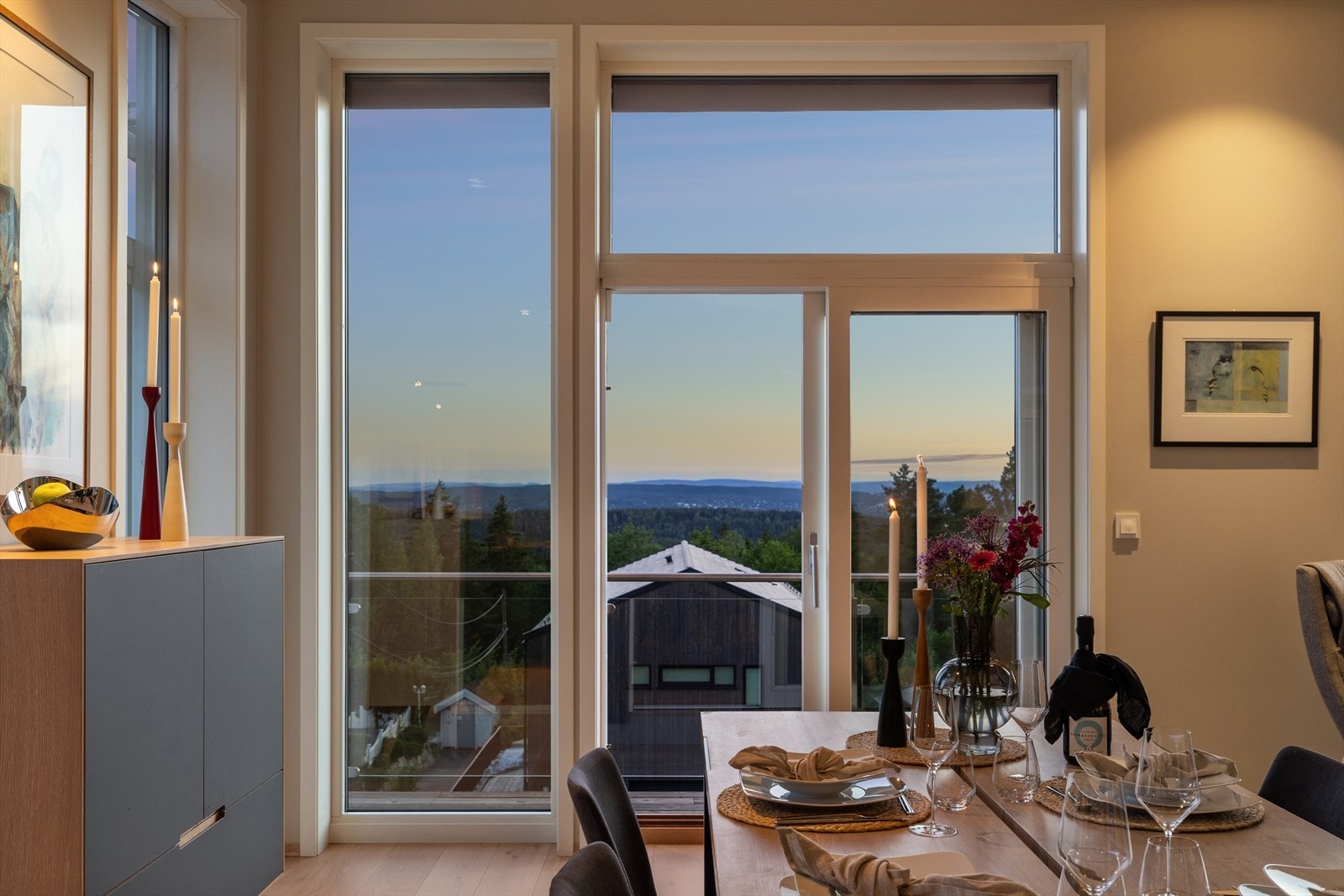 Nydelig utsikt fra stuen. Galleribilde