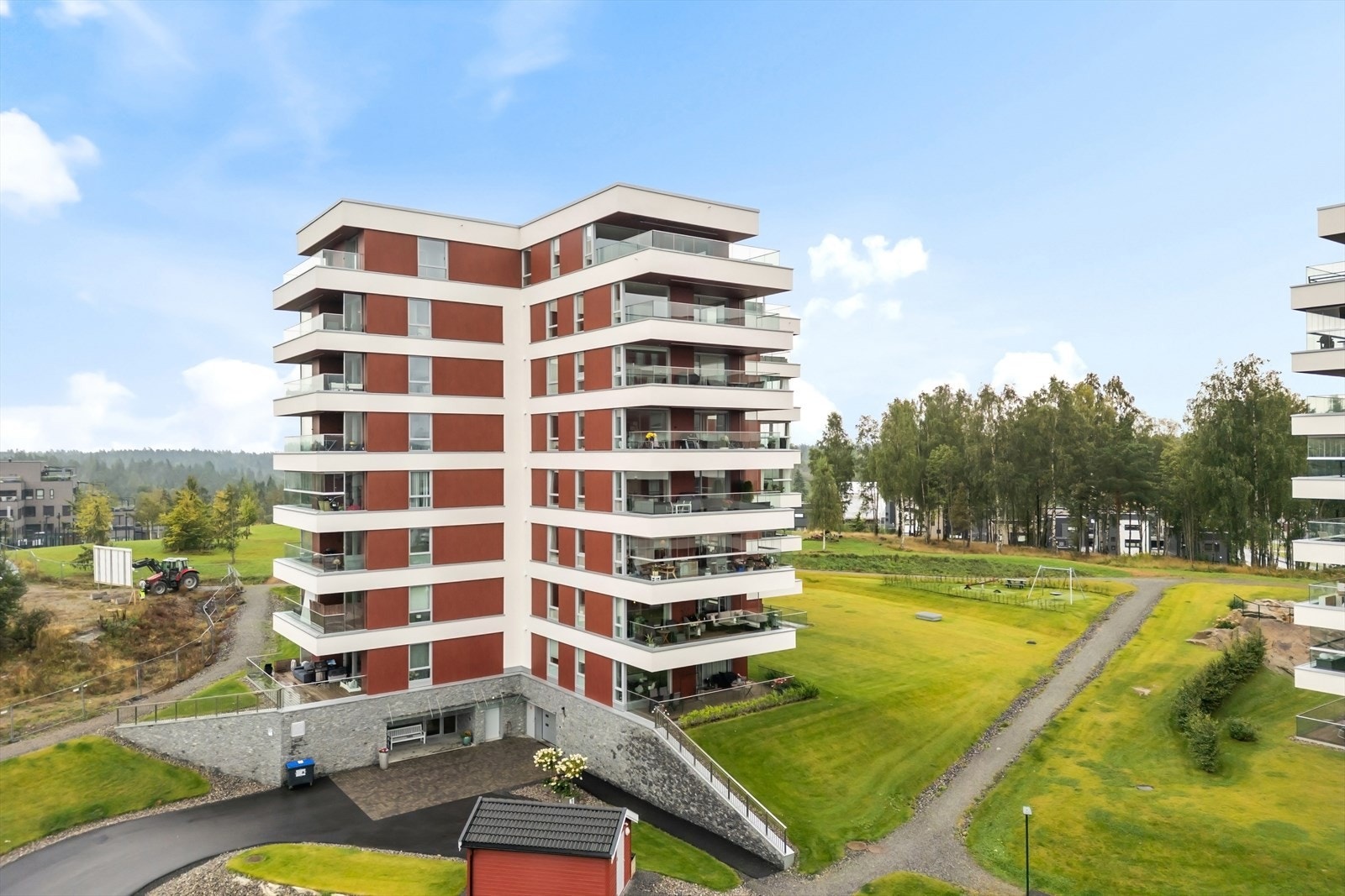 Nyetablert nabolag i et fint område i Vestby. Galleribilde