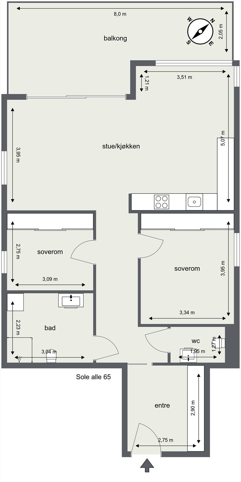 Plantegning Galleribilde