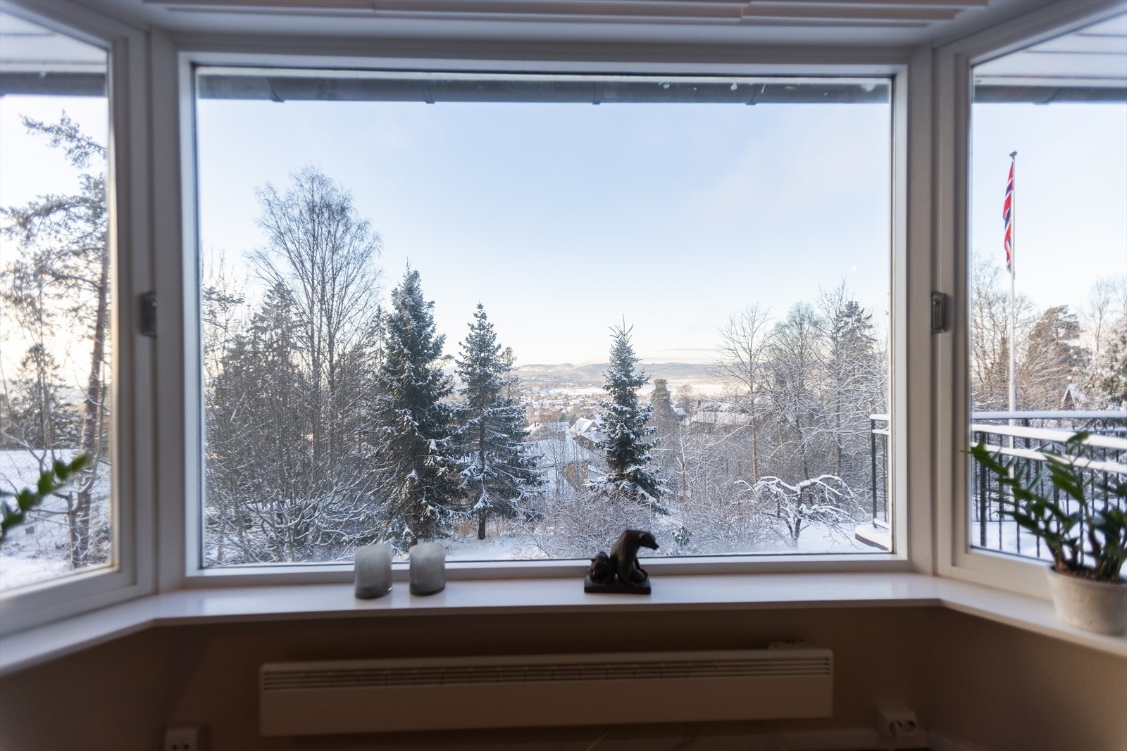 Utsikt fra stuen Galleribilde