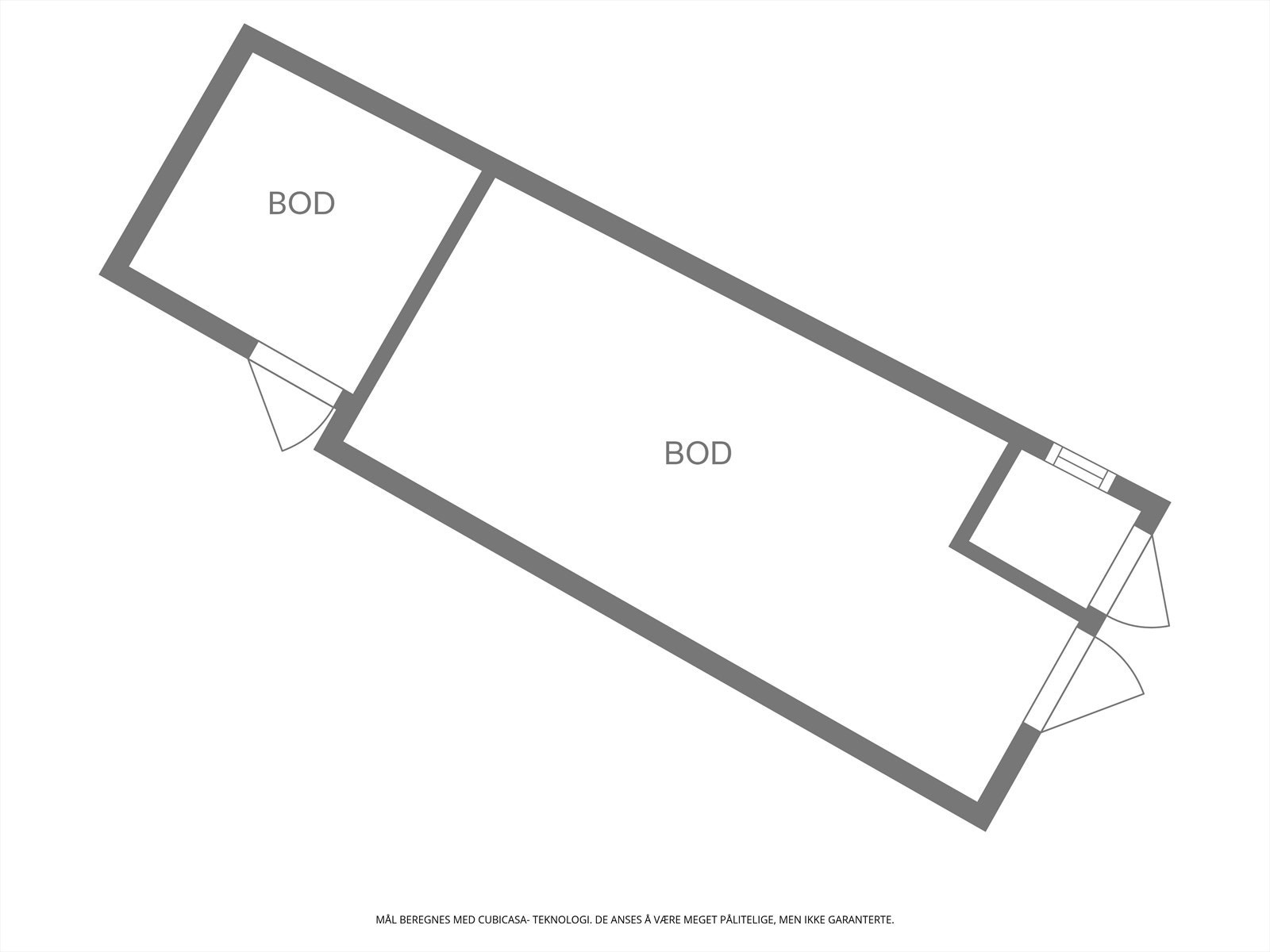 Plantegning bod Galleribilde
