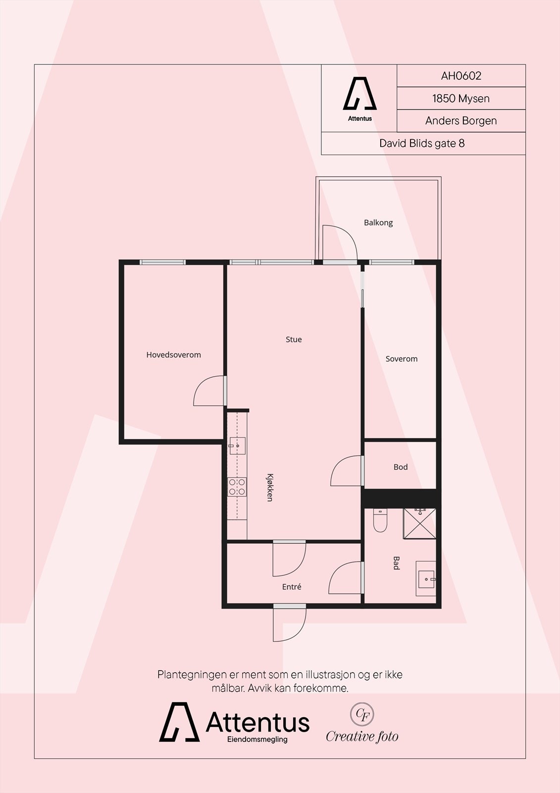 Plantegning Galleribilde