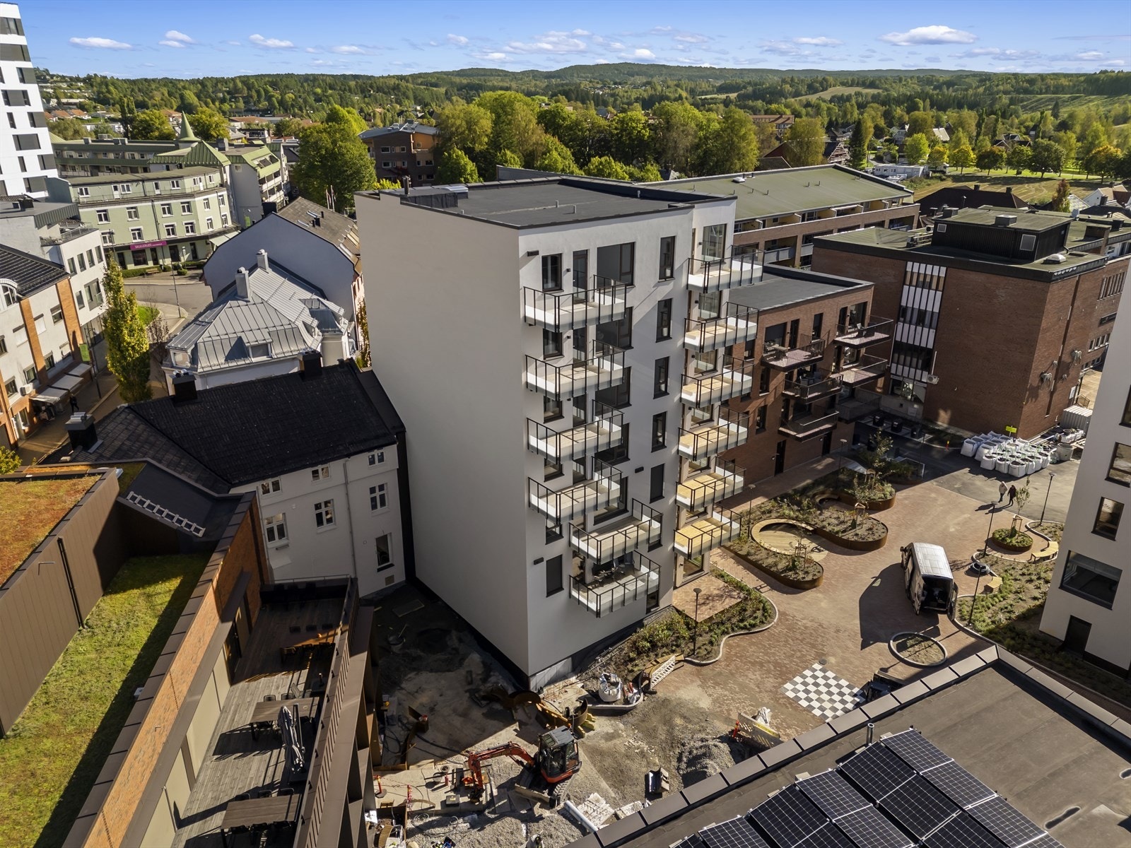 Dronefoto Galleribilde