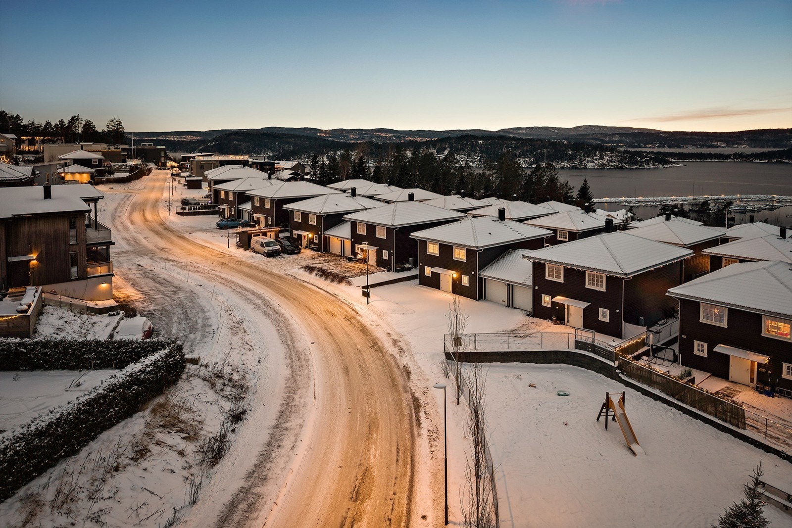 Her bor du i et meget barnevennlig og trygt nabolag Galleribilde