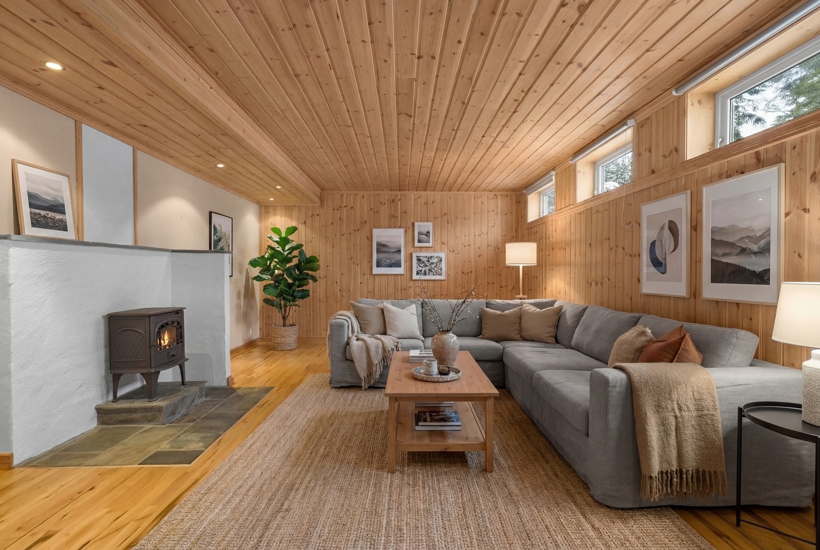 Kjellerstue | Digitalt møblert Galleribilde