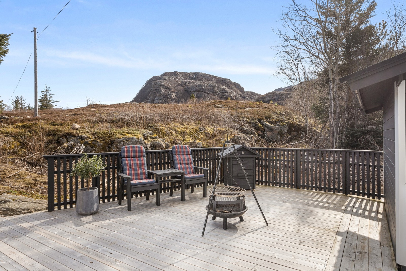 Størrelsen gjør at man har gode plass til flere sittegrupper Galleribilde