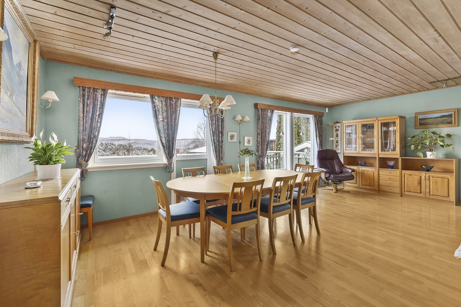 Stue i vinkel Galleribilde