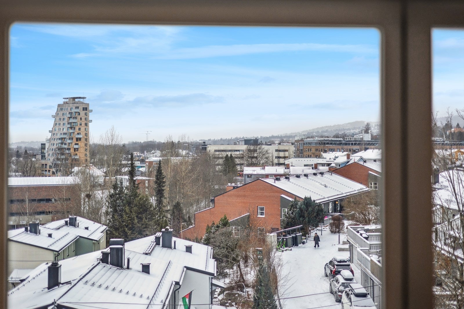 Attraktiv utsikt over Nydalen og nærområdet Galleribilde