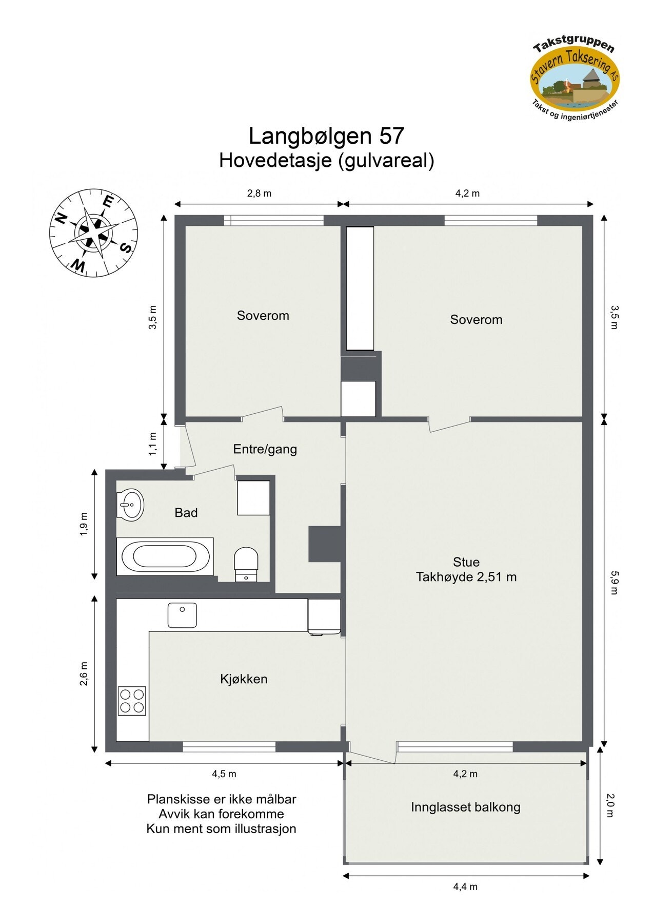 Plantegning Galleribilde