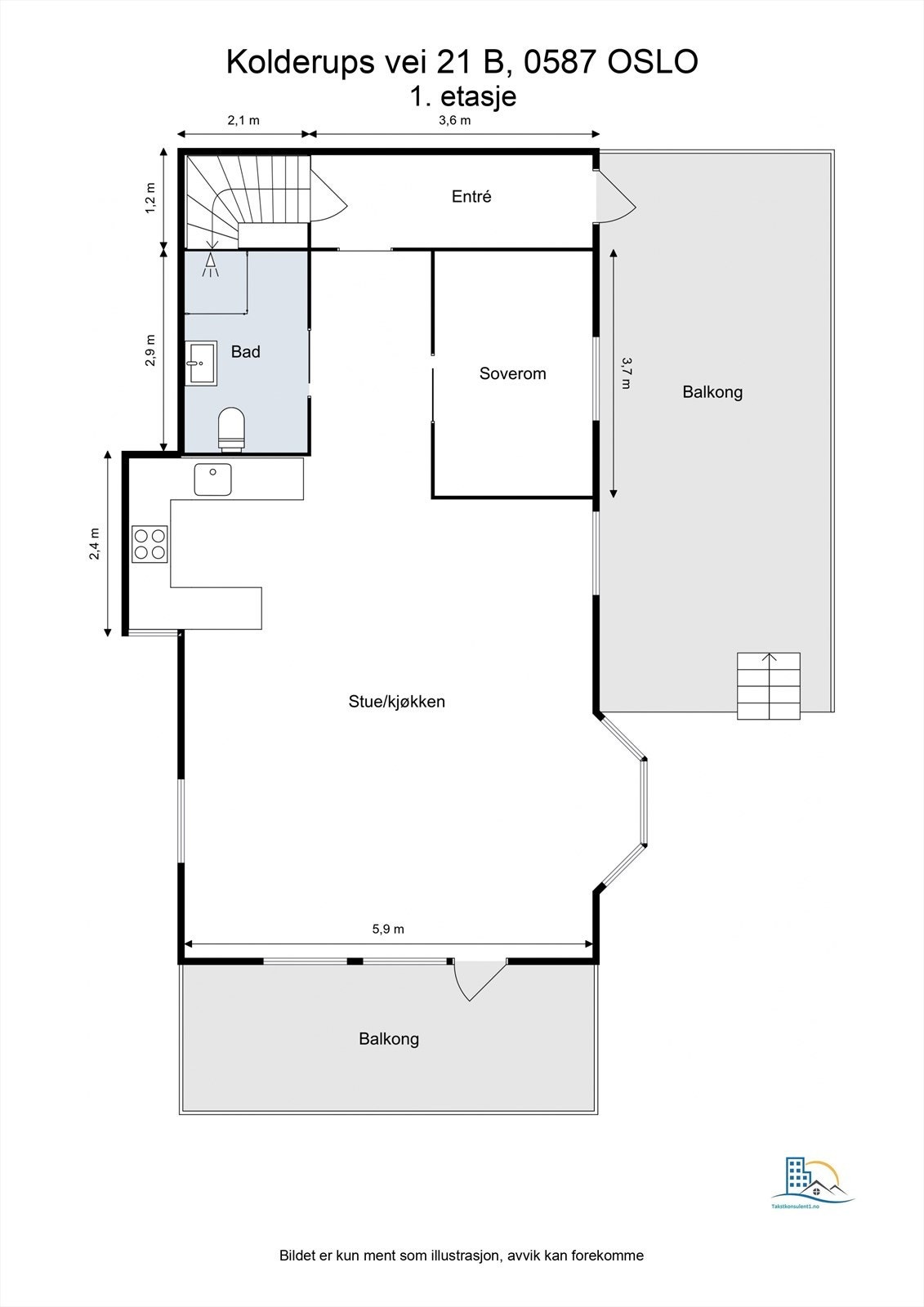 Plantegning til orientering. Galleribilde