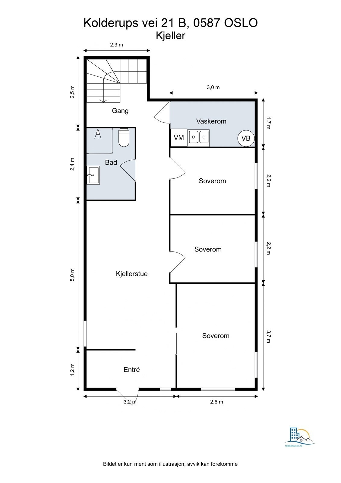 Plantegning til orientering. Galleribilde