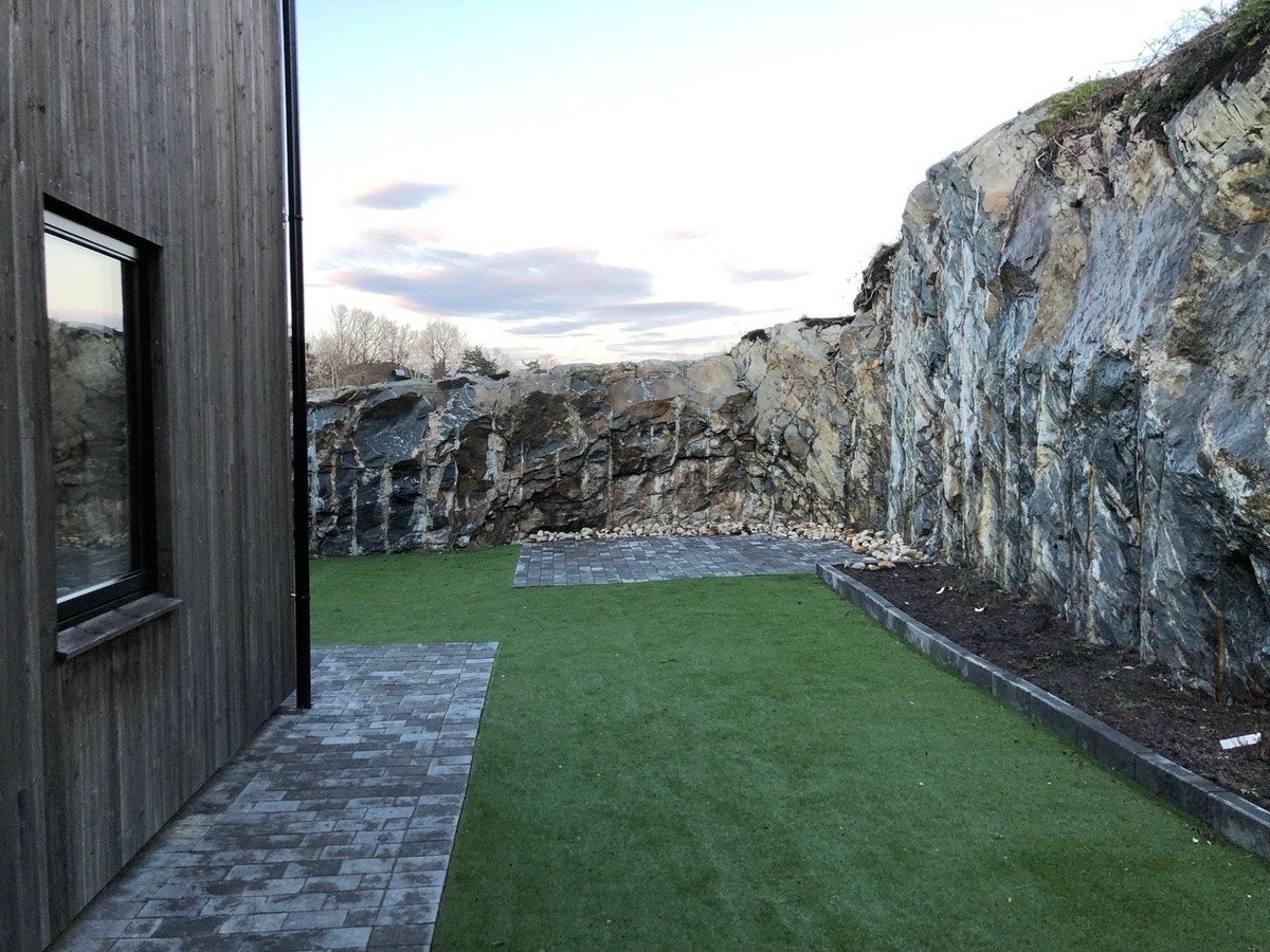 Del av uteområde Galleribilde