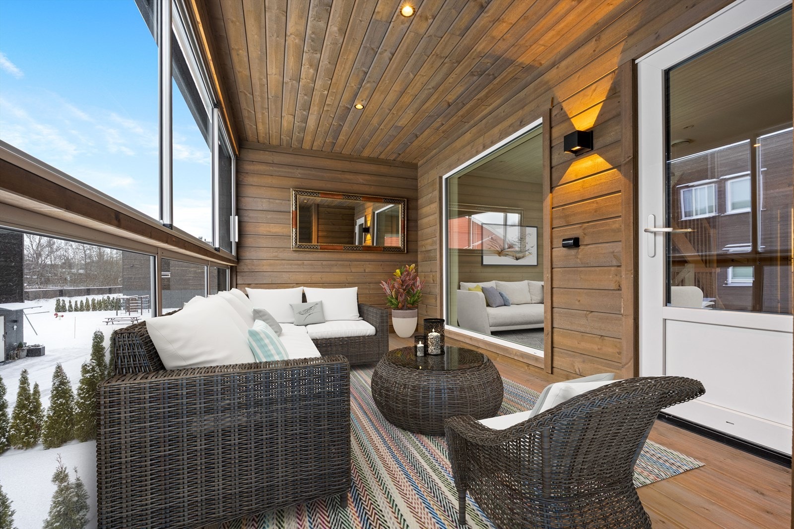 Romslig innglasset balk. i 2.og 3.etg. (digital styling) Galleribilde