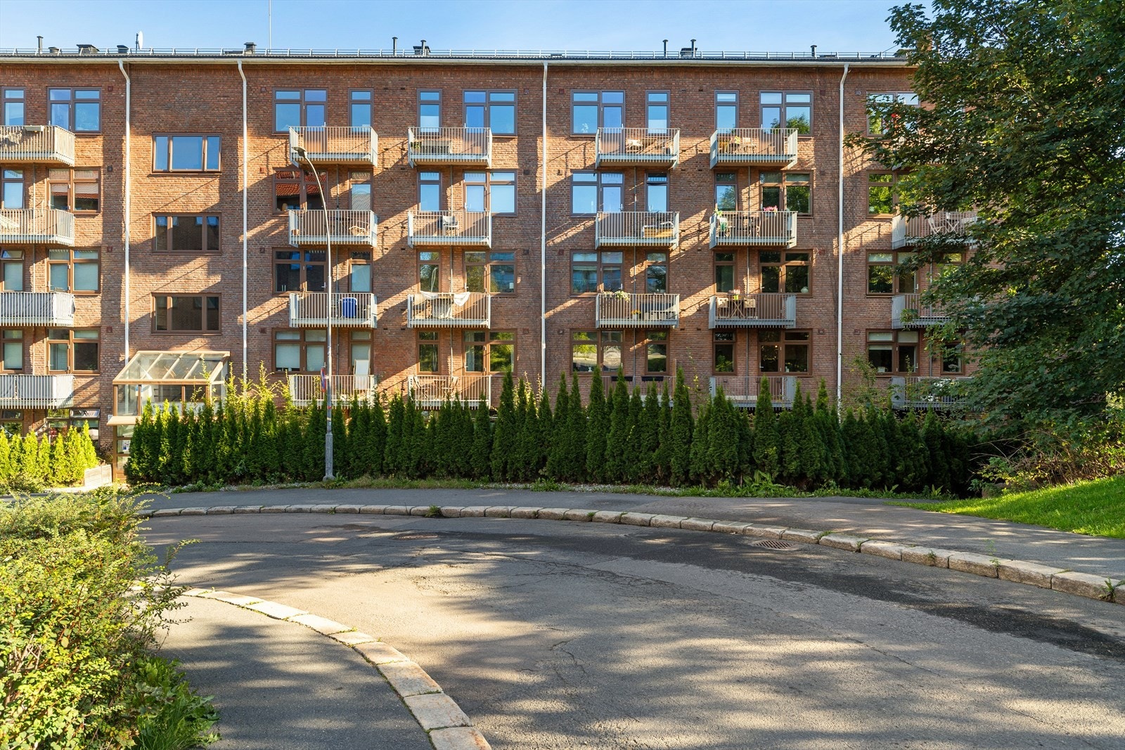 Her bor man i rolige omgivelser midt i byen Galleribilde