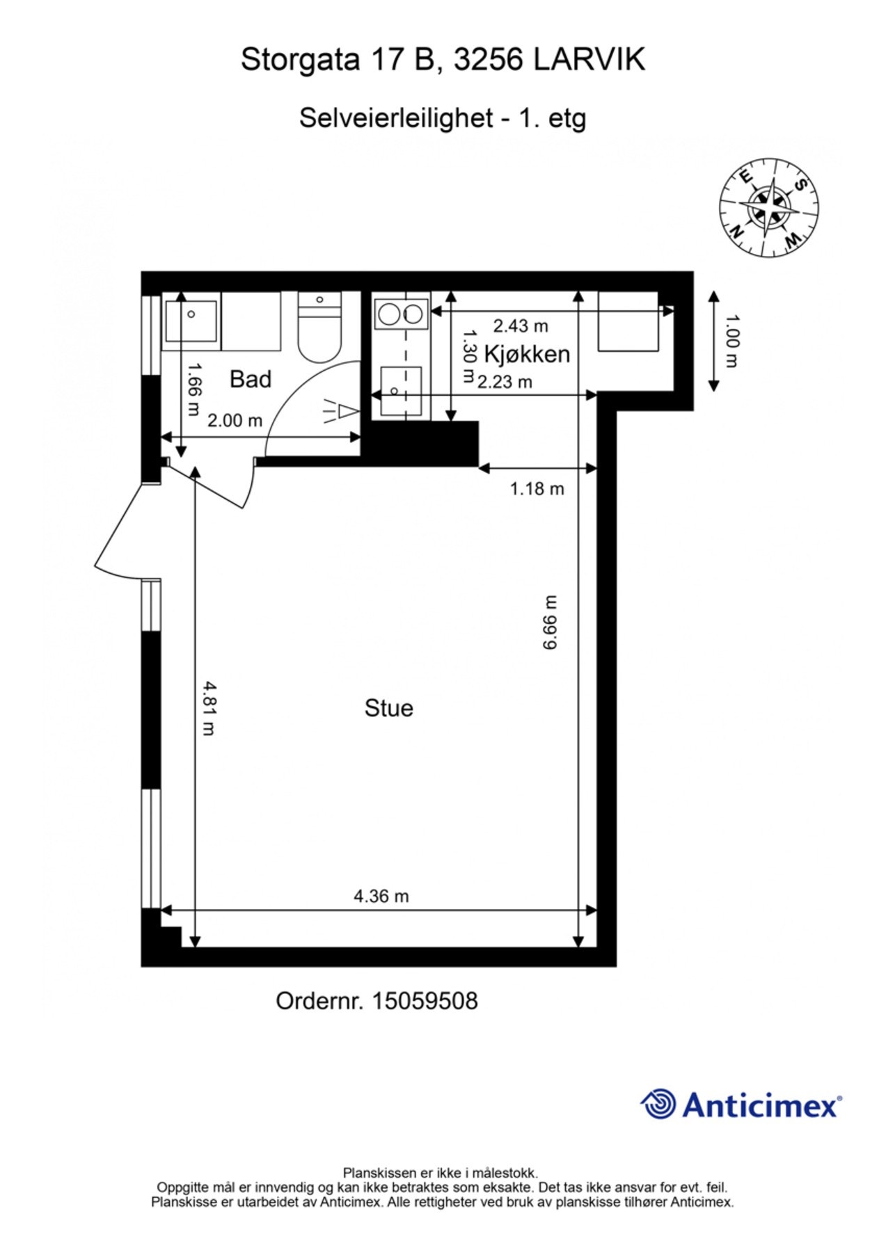 Plantegning Galleribilde