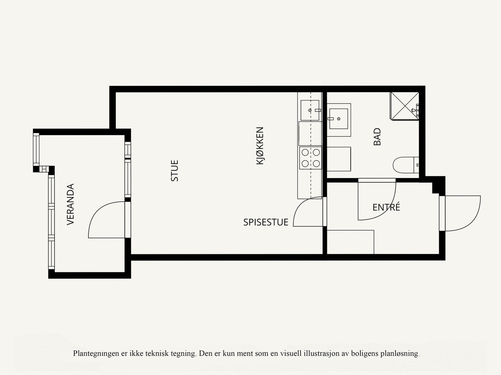 Plantegning 1. etasje. Galleribilde
