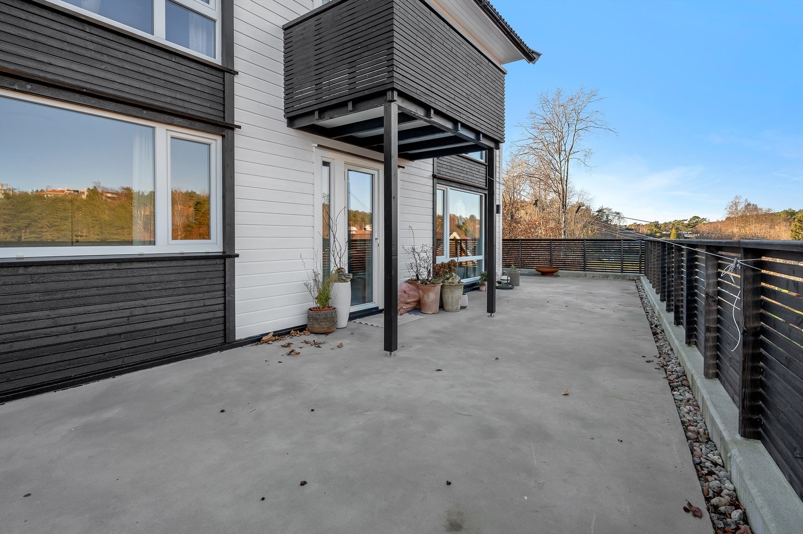 Eget uteområde for utleiedel. Galleribilde