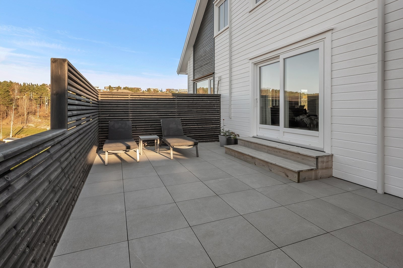 Veranda med utgang fra stue Galleribilde