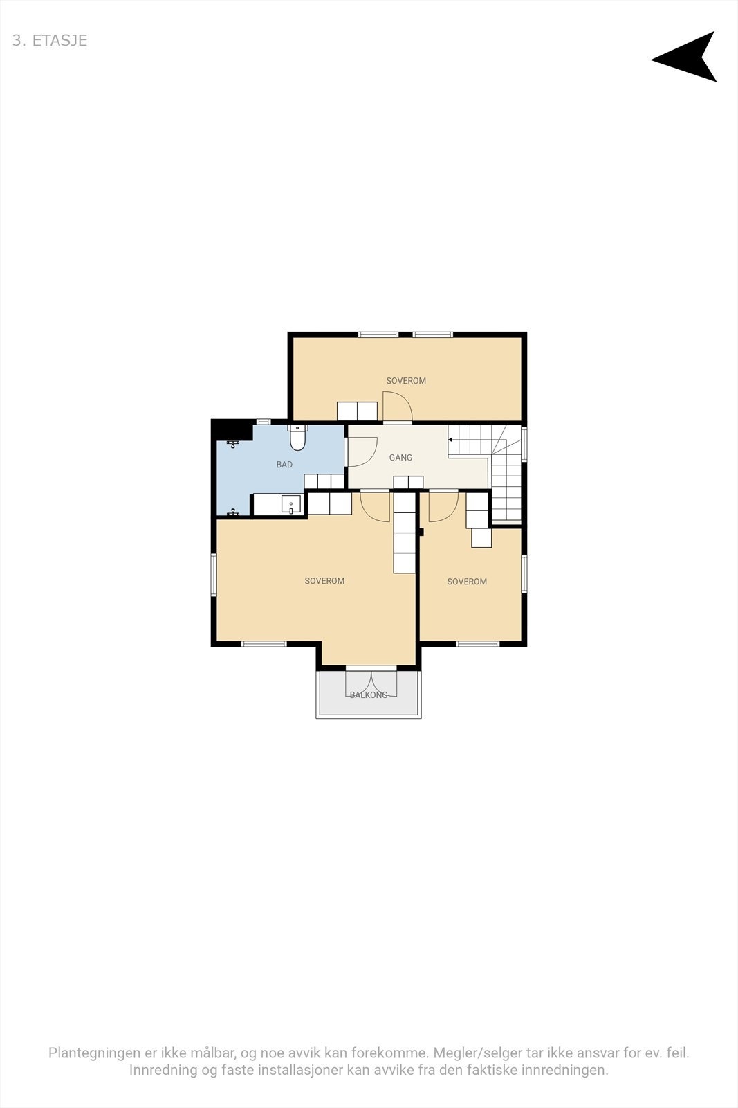 Plantegning 2. etasje. Galleribilde