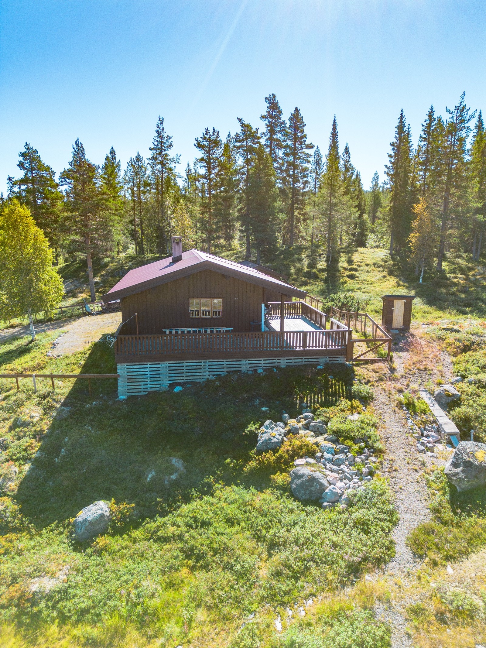 Tunet har god boltreplass for liten og stor Galleribilde