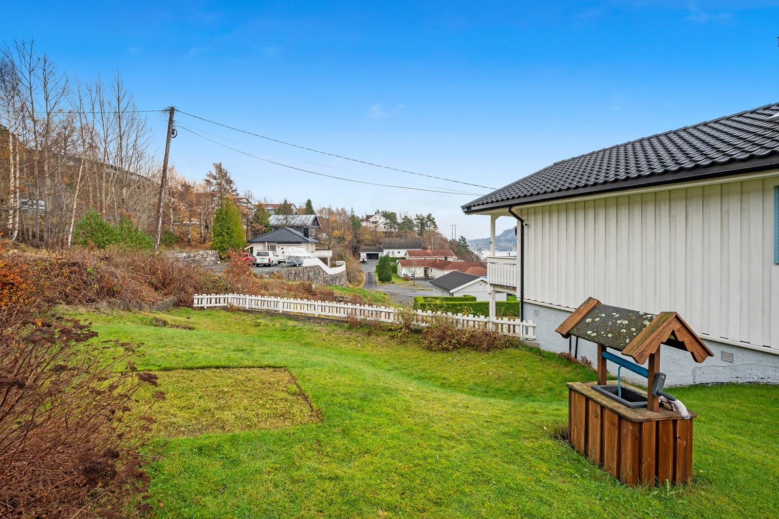 Uteområde ved inngangspartiet Galleribilde