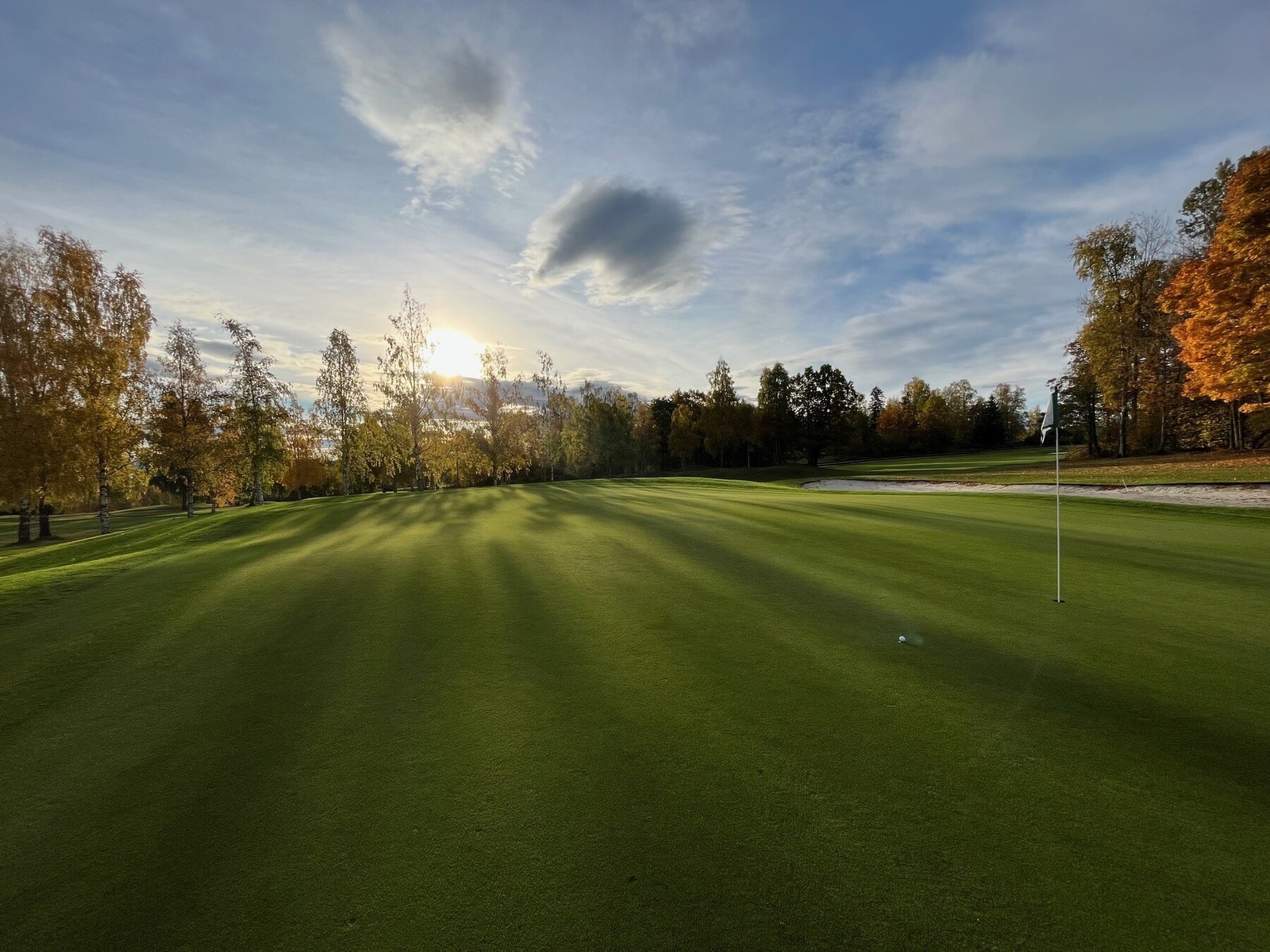 Kort vei til populære Asker Golfklubb. Galleribilde