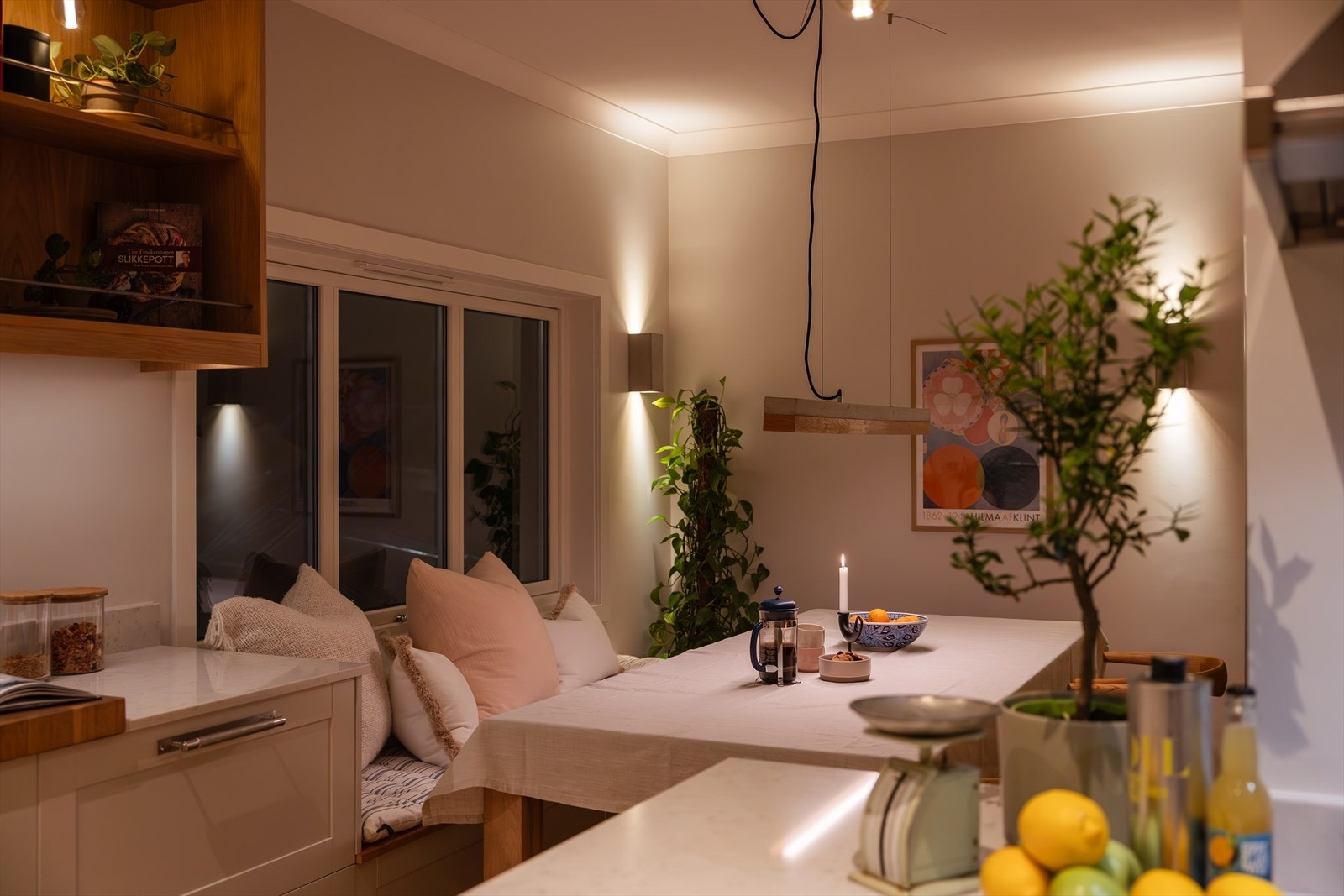 Åpen løsning mot spisestue Galleribilde