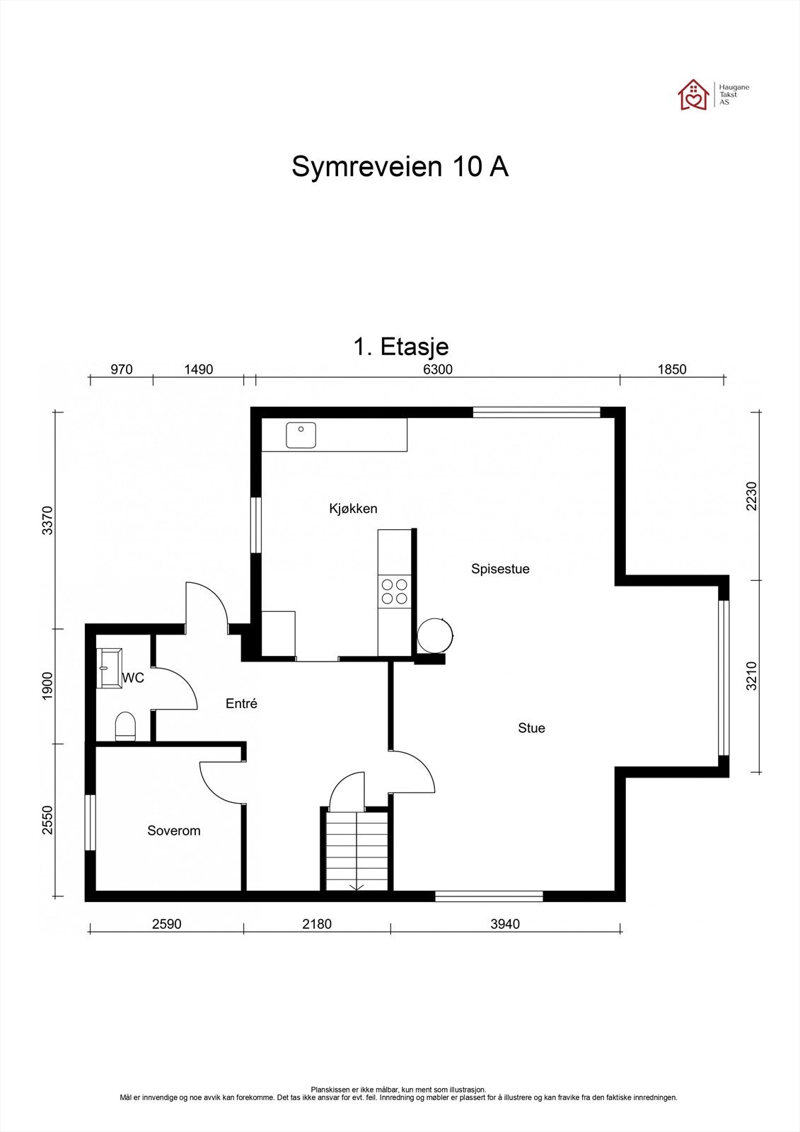 Plantegning - 1. etasje Galleribilde