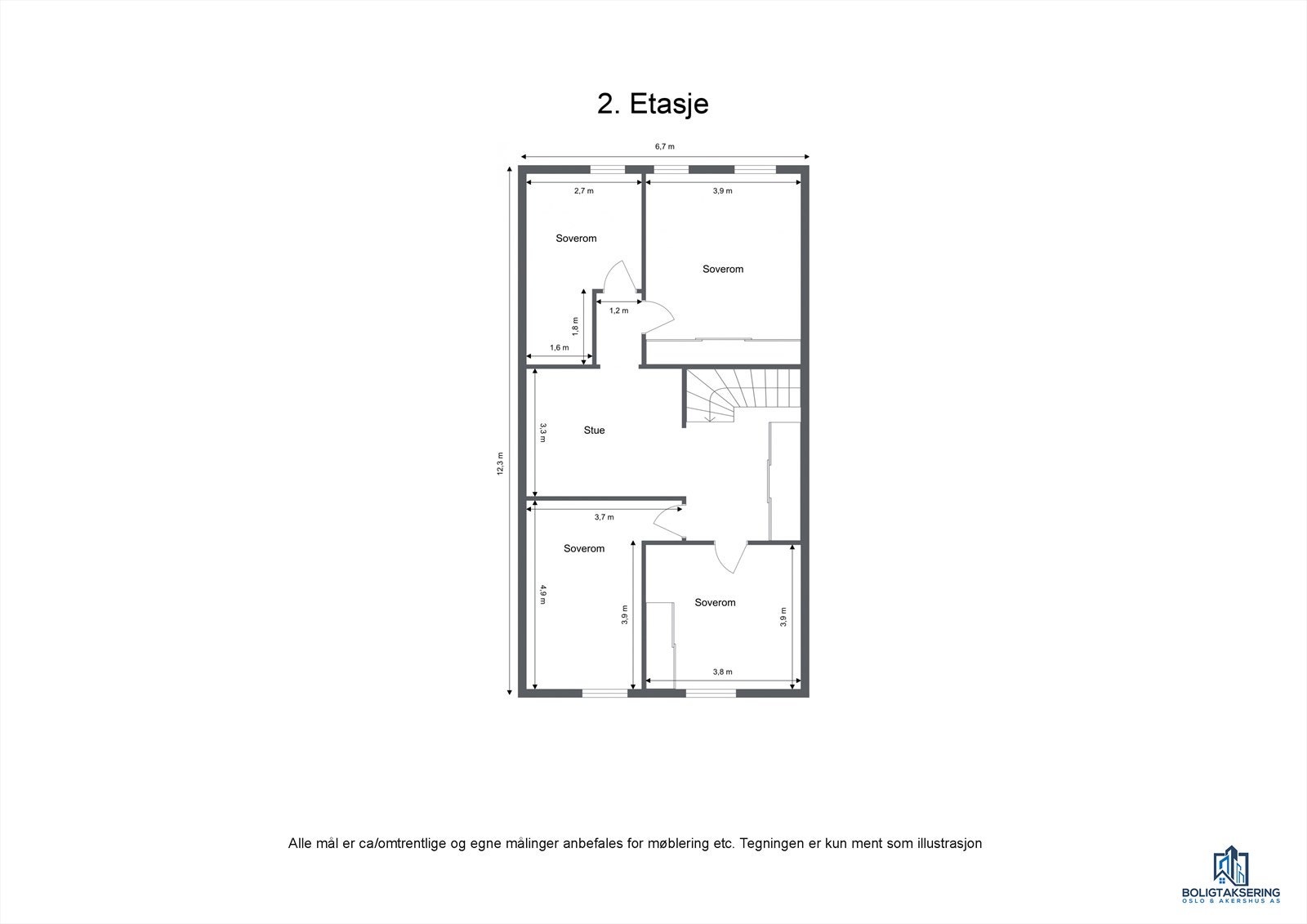 PLANTEGNING 2. ETASJE Galleribilde