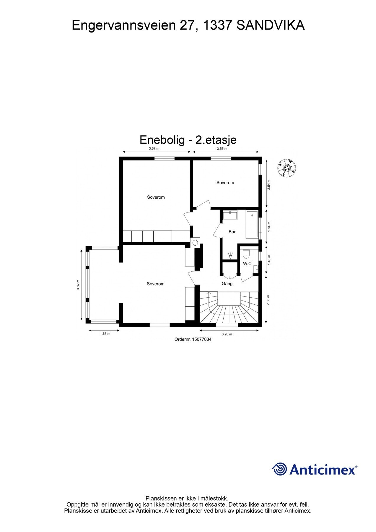 Plantegning - 2. etasje. Galleribilde