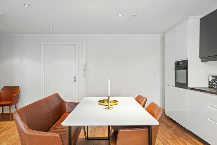 Plass til spisestue mellom stue og kjøkken Galleribilde