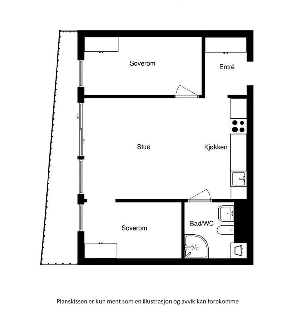 Plantegning Galleribilde