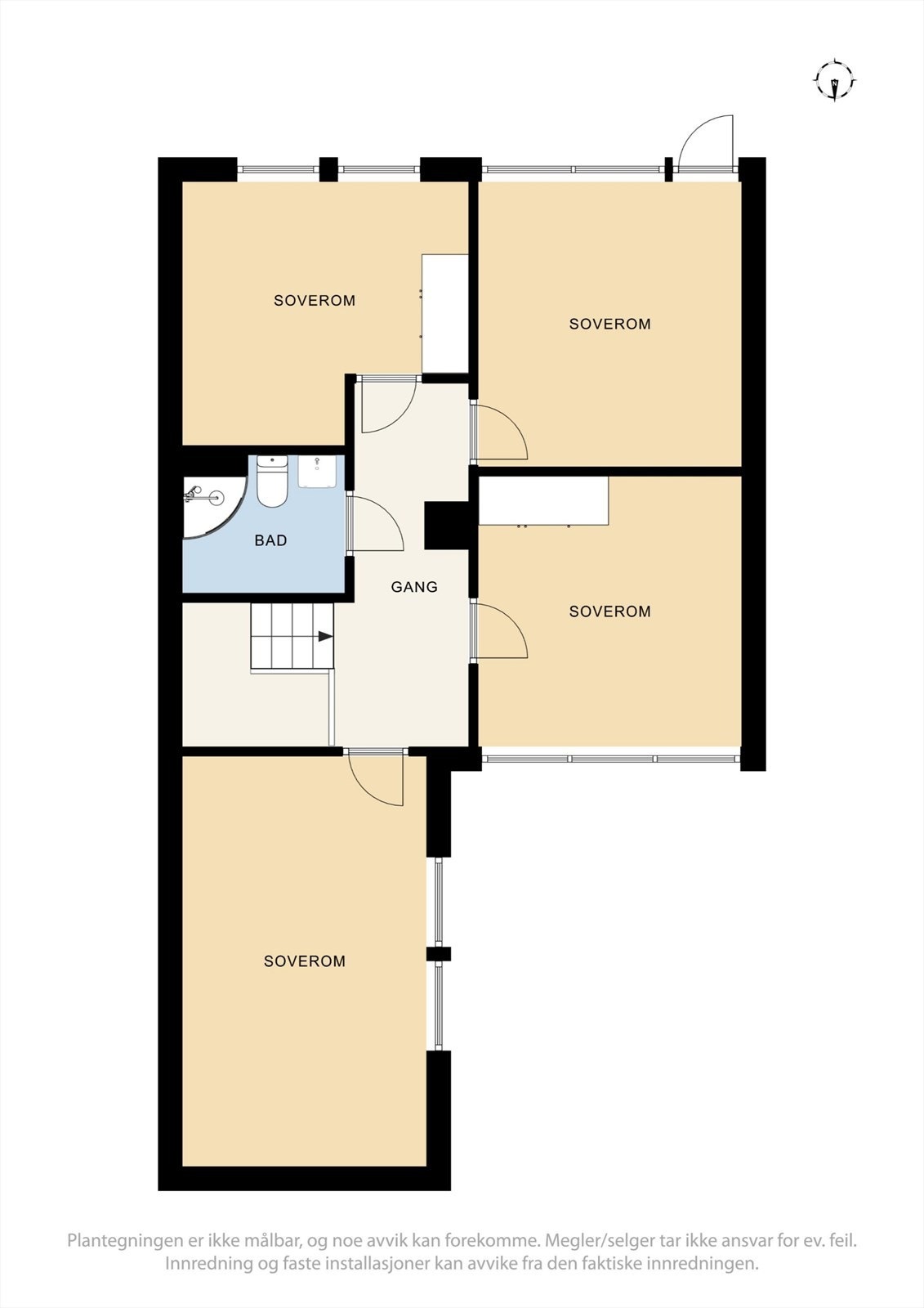 Plantegning 2. etasje. Galleribilde