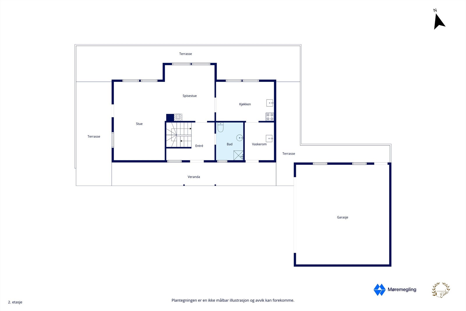 Plantegning Galleribilde
