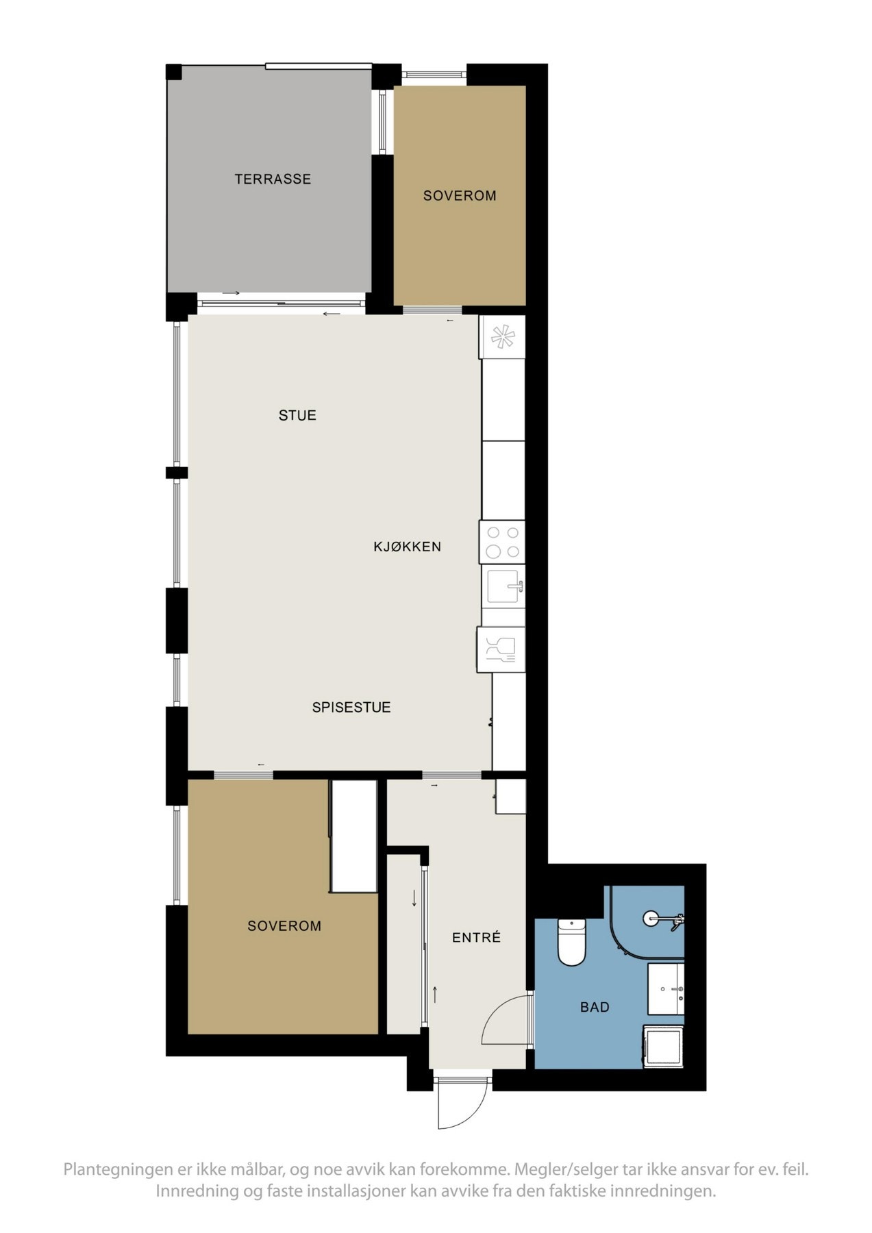 Planskisse Galleribilde