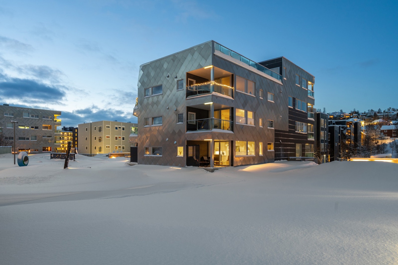 Leiligheten er pent innredet, og fremstår som både fresh og innbydende. Galleribilde