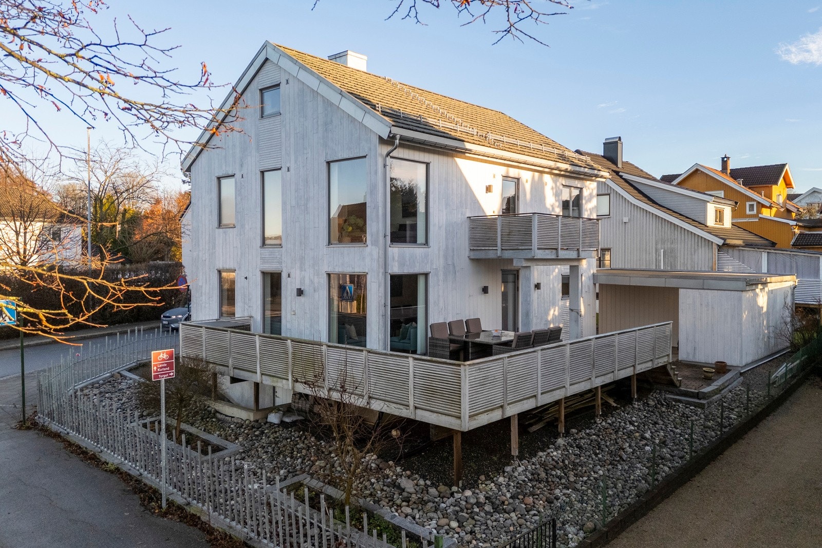 Fasade ved veranda Galleribilde