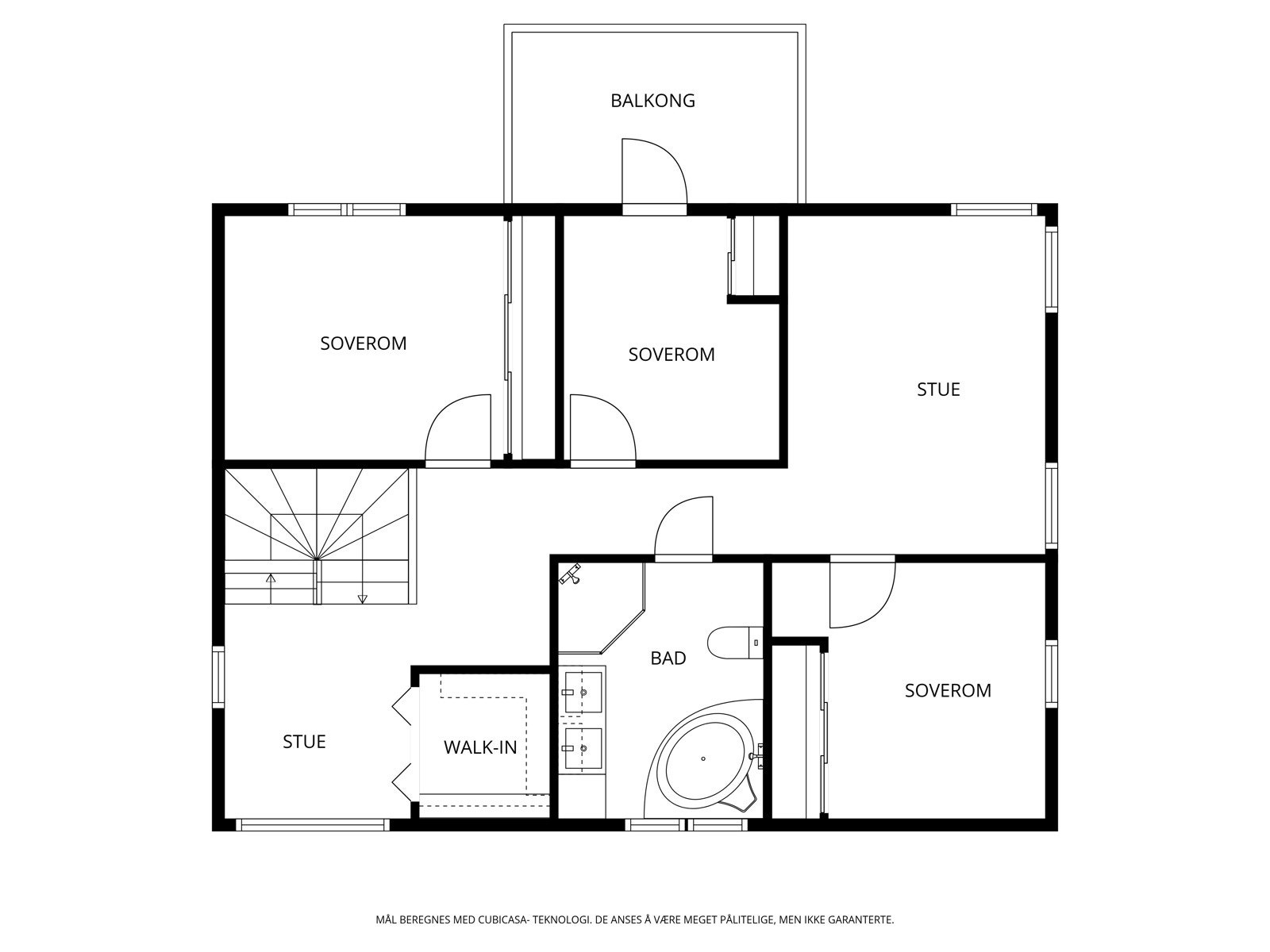 Plantegning 2. etasje Galleribilde