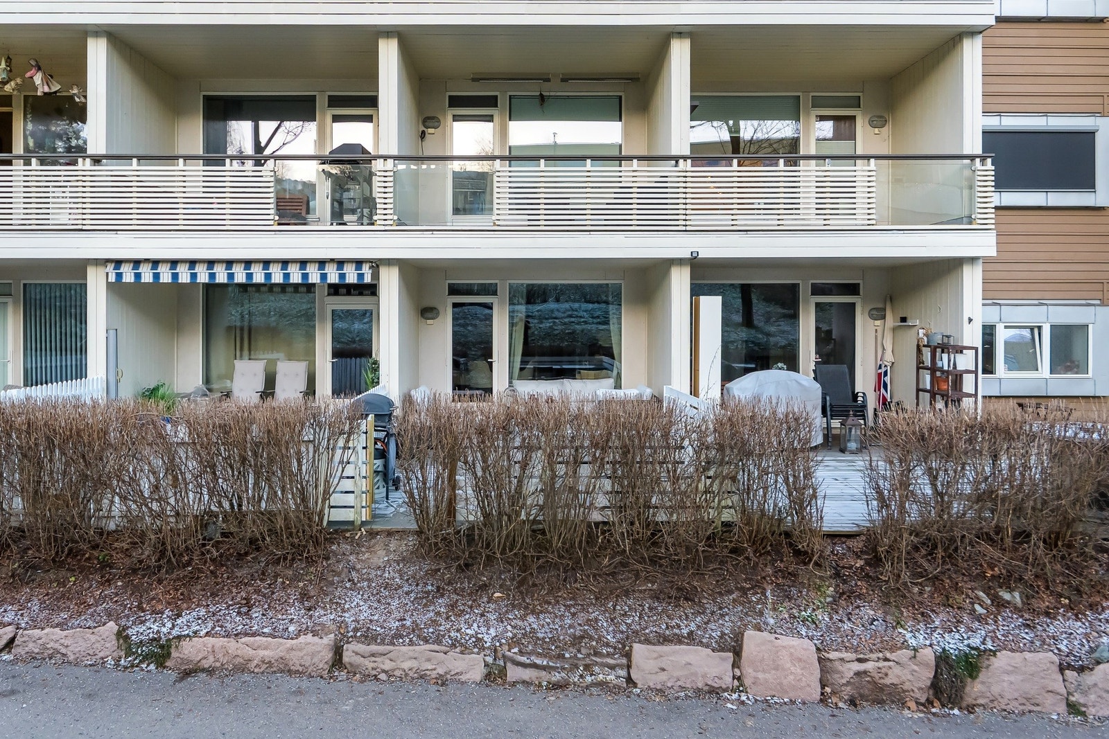 Leiligheten ligger usjenert til i borettsalget Galleribilde