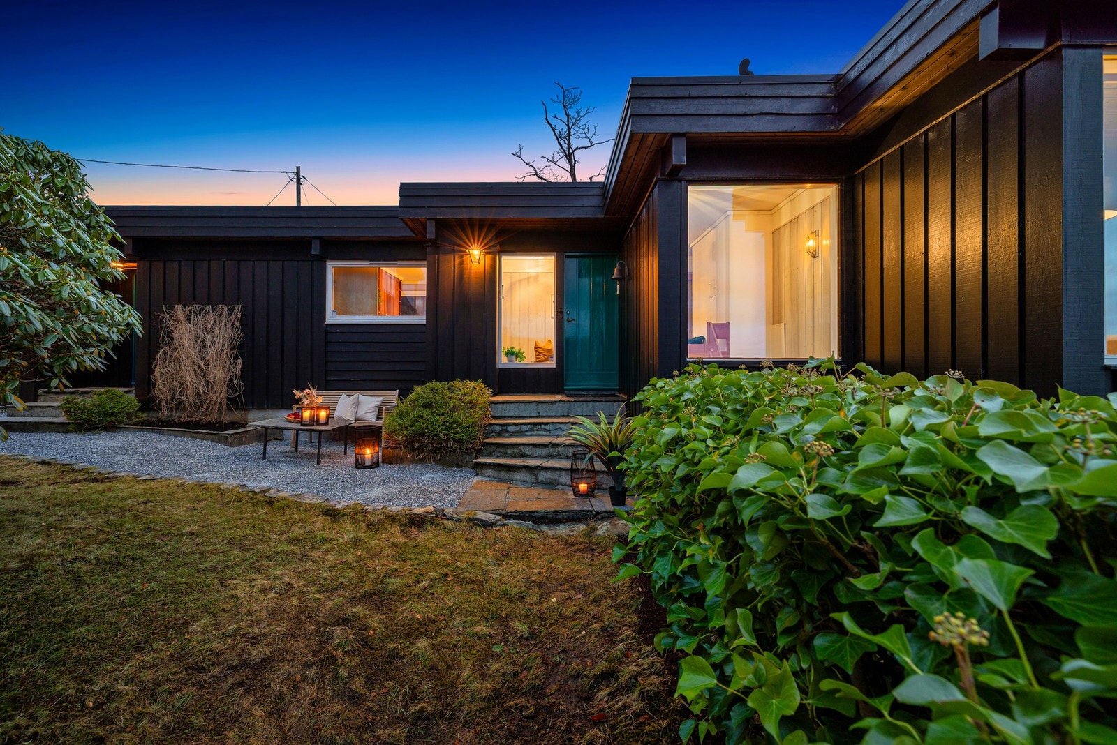 Fasade sett fra hagesiden Galleribilde