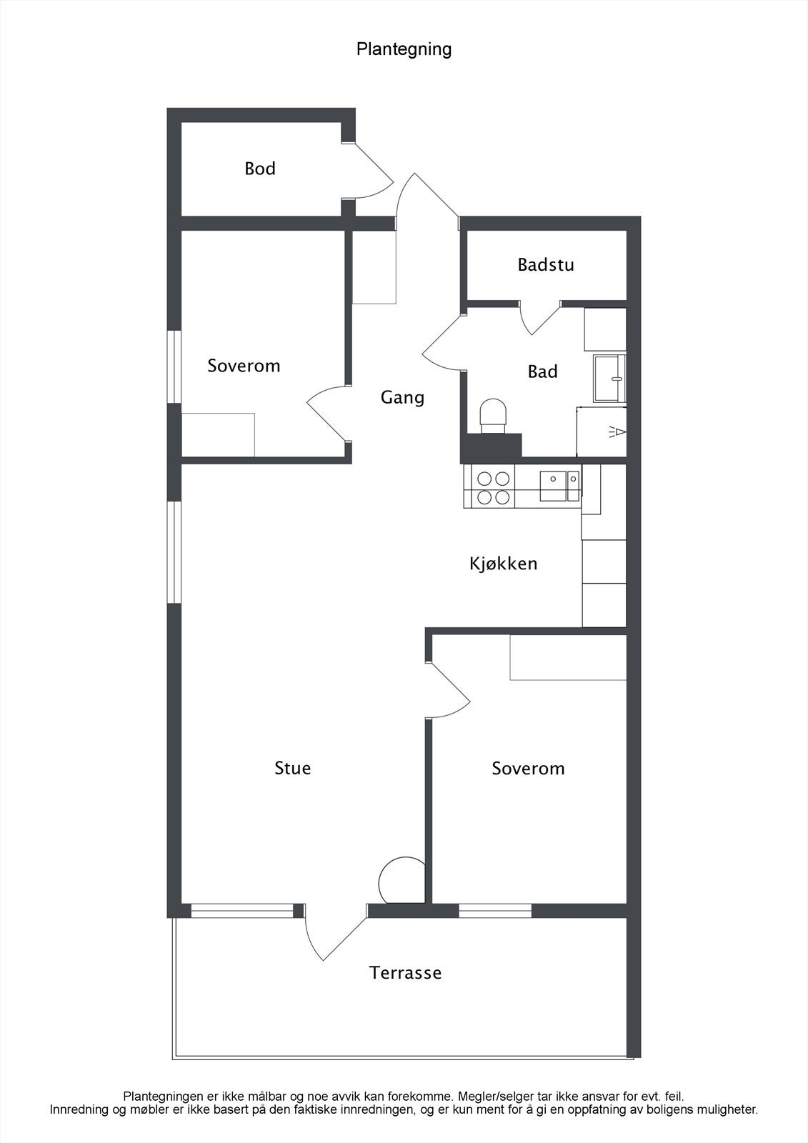 Planskisse. Galleribilde