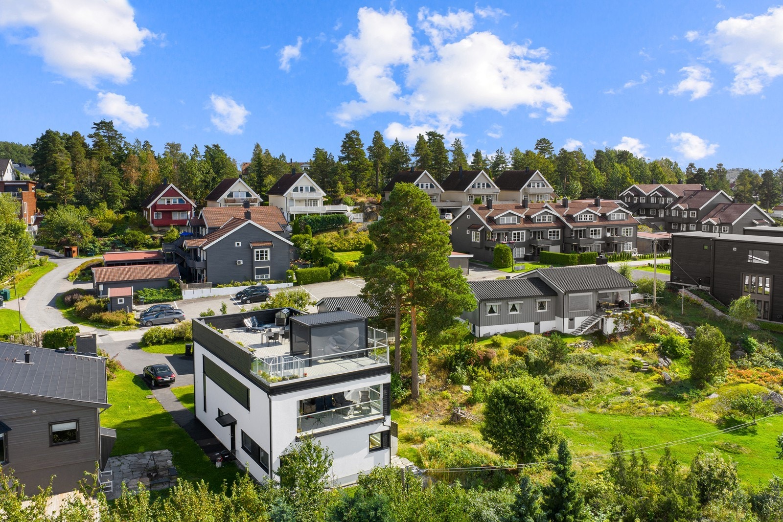 Fasaden sett fra vest Galleribilde