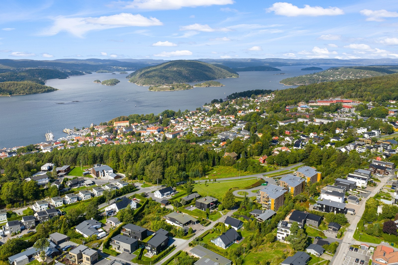 Dronebilde Galleribilde