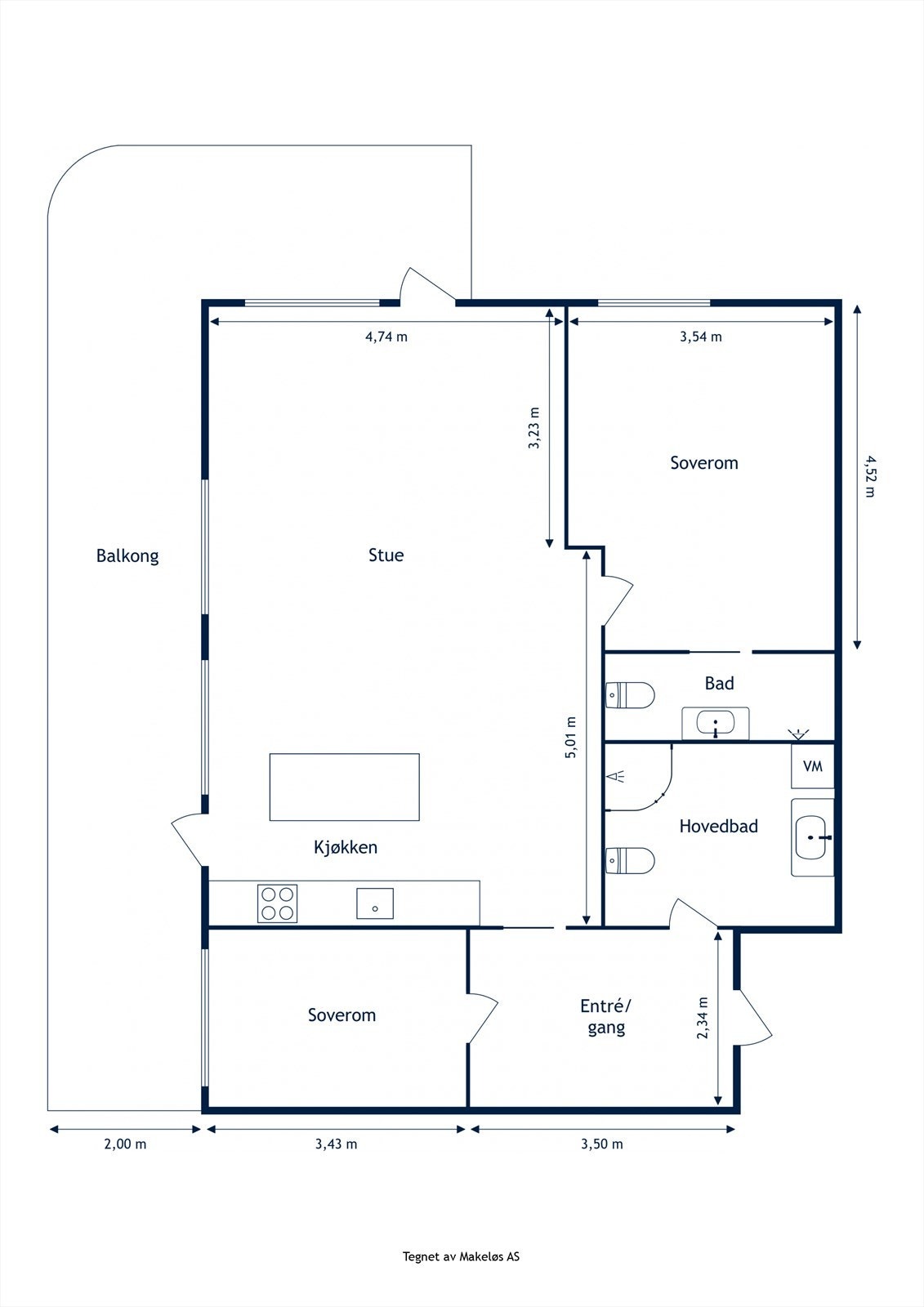 Plantegning | Magasinparken 8. Galleribilde