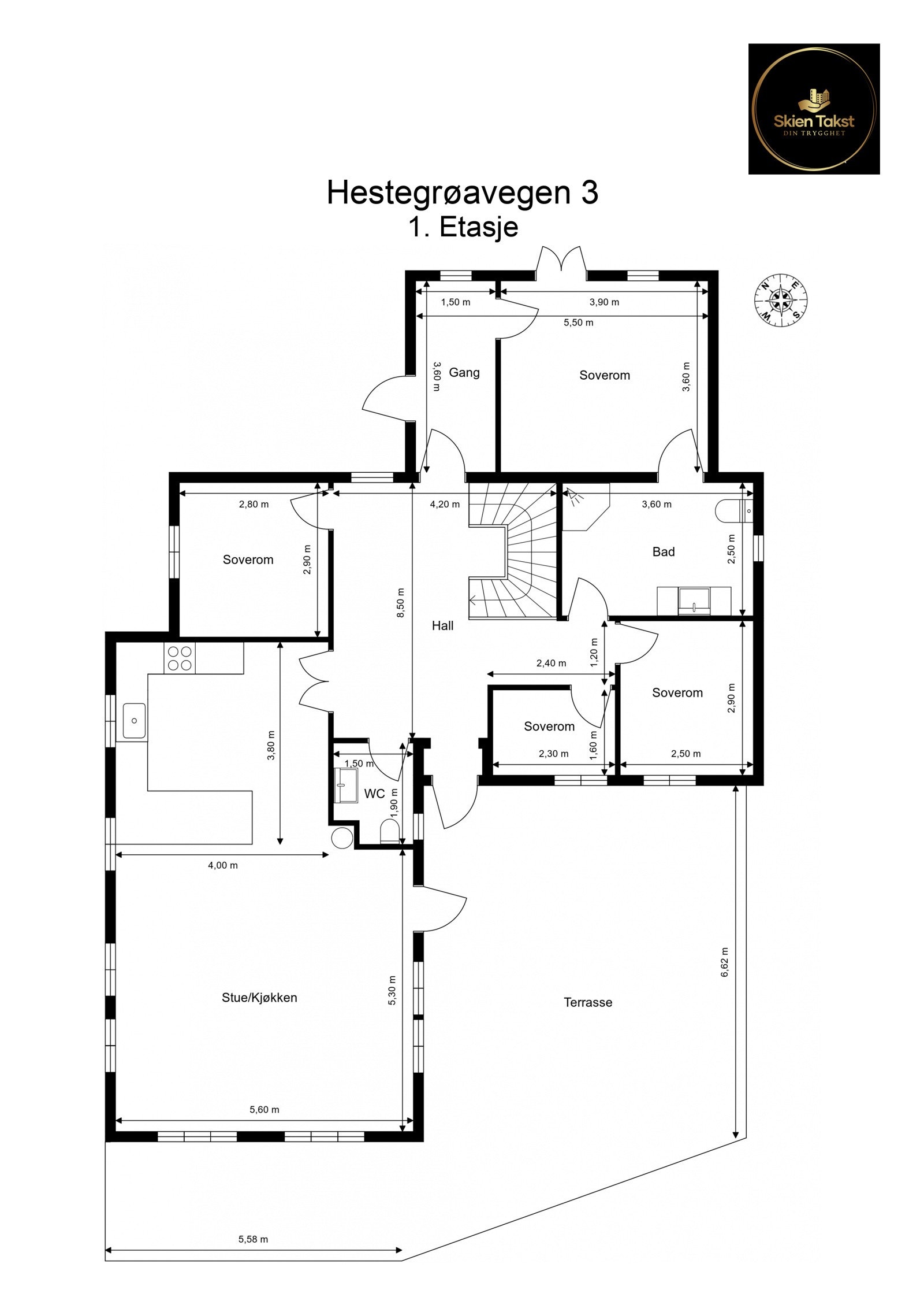 Plantegning Galleribilde